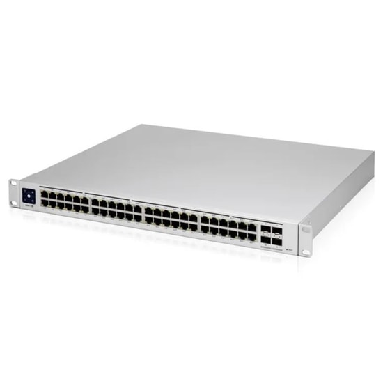 Ubiquiti USW-48-POE 48 Port Gigabit Yönetilebilir Switch - 4x1G SFP Uplink, 32 Port 195W PoE, Rackmount Kasa