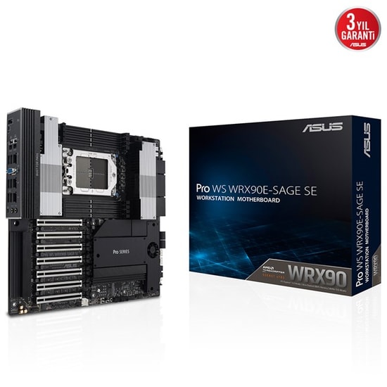 Asus PRO WS WRX90E-SAGE SE WIFI sTR5 DDR5 8000 4xM2 7xPCIe 5.0 2x10Gb LAN EEB Anakart (90MB1FW0-M0EAY0)