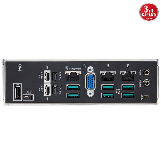 Asus PRO WS WRX90E-SAGE SE WIFI sTR5 DDR5 8000 4xM2 7xPCIe 5.0 2x10Gb LAN EEB Anakart (90MB1FW0-M0EAY0)