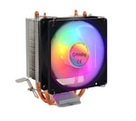 Frisby FCL-F1332C 90mm RGB P2S Kule Tipi İşlemci Soğutucu - 2 Bakır Boru, 2200 RPM, Intel ve AMD Uyumlu