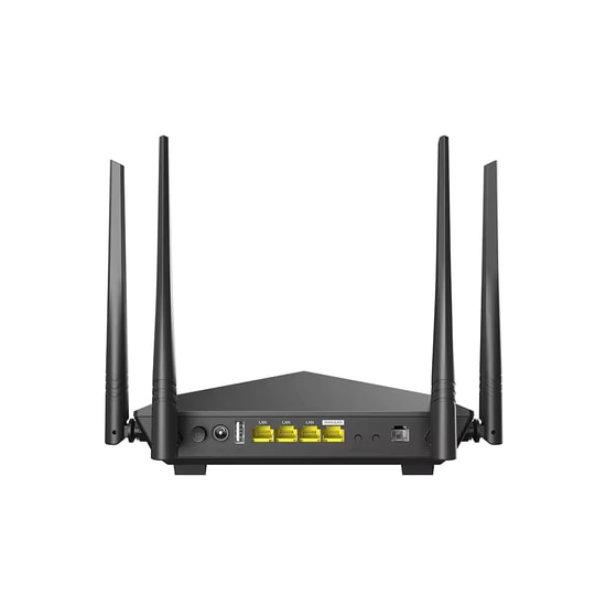 Tenda V15 AX1500 Wi-Fi 6 VDSL2/ADSL2+ Modem Router - 1201Mbps, Dual Band, 4 Gigabit Port, USB, MU-MIMO, Beamforming
