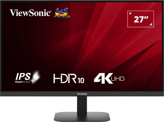 ViewSonic VA2708-4K-HD 27" 4K UHD IPS Monitör - 3840x2160, 60Hz, 4ms, HDMI, DisplayPort, VESA, Anti-Glare Ekran
