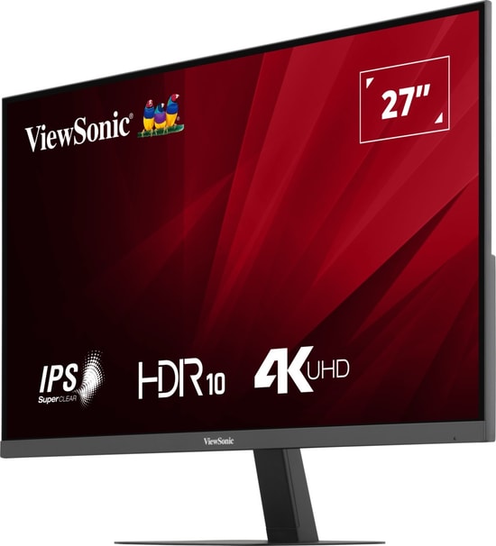 ViewSonic VA2708-4K-HD 27" 4K UHD IPS Monitör - 3840x2160, 60Hz, 4ms, HDMI, DisplayPort, VESA, Anti-Glare Ekran