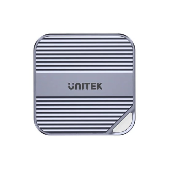 Unitek S1244AGY01 Manyetik M.2 2230 NVMe SSD Kutusu - 10Gbps, 100W PD Şarj, Alüminyum, MagSafe Uyumlu Tasarım