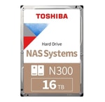 Toshiba N300 16TB 3.5" SATA 3 NAS Hard Disk (MN11ACA16TS) - 7200Rpm, 1024MB Cache, 7/24 Kullanım, Helyum Tasarım