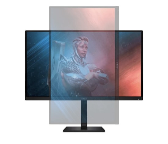 HP Omen 32q 31.5" 165Hz 1ms IPS Oyuncu Monitörü (780K0E9) - 2K QHD 2560x1440, 400nit, FreeSync Premium, Pivot, DP
