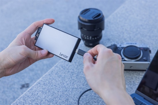 Lexar Professional Workflow Dual-Slot SD UHS-II Kart Okuyucu (LPWF720N-4ANGL) - USB 3.2 Gen 2, 10Gbps Veri Hızı