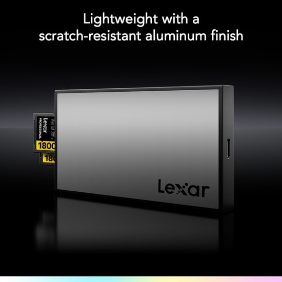 Lexar Professional Workflow Dual-Slot SD UHS-II Kart Okuyucu (LPWF720N-4ANGL) - USB 3.2 Gen 2, 10Gbps Veri Hızı