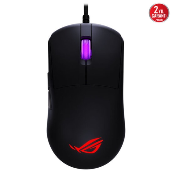 Asus ROG Harpe Mini Core RGB Optik Kablolu Oyuncu Mouse - 12000 DPI, 300 IPS, 5 Tuş, Sağ El Uyumlu, Siyah Renk