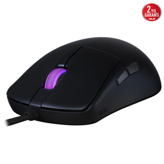Asus ROG Harpe Mini Core RGB Optik Kablolu Oyuncu Mouse - 12000 DPI, 300 IPS, 5 Tuş, Sağ El Uyumlu, Siyah Renk