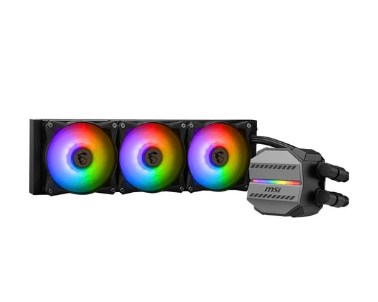 MSI MAG CORELIQUID M360 360mm ARGB Sıvı İşlemci Soğutucu - 3x120mm PWM Fan, 78.73 CFM, Intel-AMD Uyumlu, Siyah