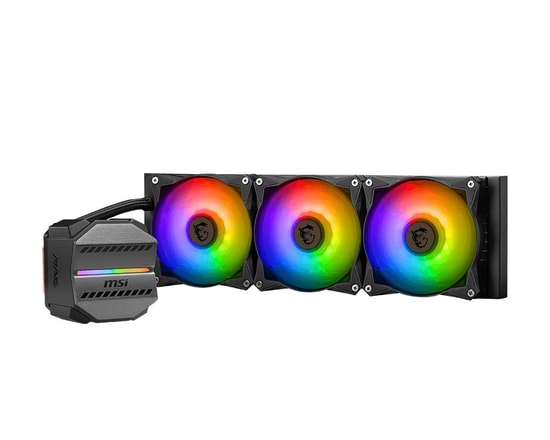 MSI MAG CORELIQUID M360 360mm ARGB Sıvı İşlemci Soğutucu - 3x120mm PWM Fan, 78.73 CFM, Intel-AMD Uyumlu, Siyah