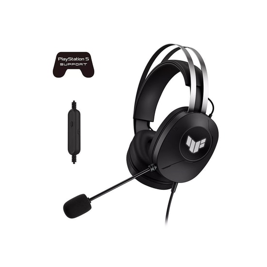 Asus TUF Gaming H1 Gen II A302 Kablolu USB Mikrofonlu Kulaklık - 40mm Sürücü, 32ohm, 20Hz-20KHz, 7.1 Sanal Ses