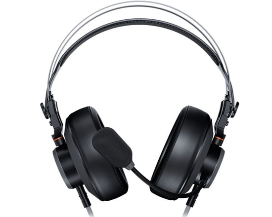 Cougar VM410 Iron Oyuncu Kulaklığı (CGR-P53N-550) - 53mm Sürücü, 32 Ohm, 3.5mm, Ayrılabilir Mikrofon, RGB, Kablolu