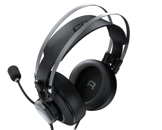 Cougar VM410 Iron Oyuncu Kulaklığı (CGR-P53N-550) - 53mm Sürücü, 32 Ohm, 3.5mm, Ayrılabilir Mikrofon, RGB, Kablolu