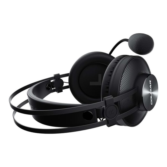 Cougar Immersa Essential CGR-P40B-350 Oyuncu Kulaklığı - 40mm Sürücü, 3.5mm Jack, Mikrofonlu, Klasik Tasarım