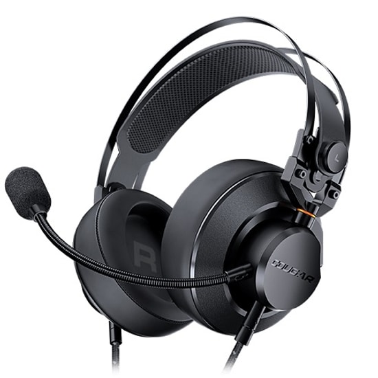 Cougar VM410 Classic Oyuncu Kulaklığı (CGR-P53B-550) - 53mm Sürücü, 32 Ohm, 3.5mm Kablolu, Gürültü Engelleyen Mikrofon