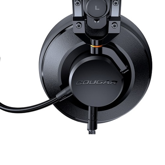 Cougar VM410 Classic Oyuncu Kulaklığı (CGR-P53B-550) - 53mm Sürücü, 32 Ohm, 3.5mm Kablolu, Gürültü Engelleyen Mikrofon