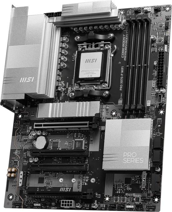 MSI PRO X870-P WIFI AM5 DDR5 Anakart - 8200MHz(OC), 3xM.2, USB4, 5G LAN, WiFi 7, BT 5.4, HDMI 2.1, ATX