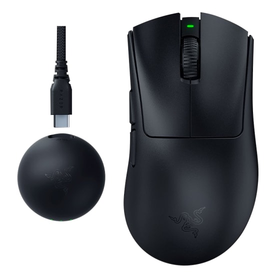 Razer DeathAdder V4 Pro Siyah Kablosuz Oyuncu Mouse (RZ01-05330100-R3G1) - 45000 DPI, 8000Hz, 57g, Kablolu/Kablosuz