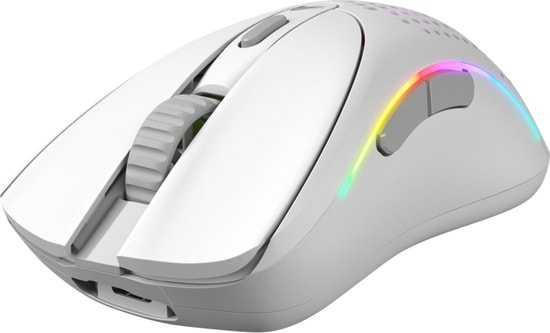 Glorious Model D 2 GLO-MS-DWV2-MW Beyaz Kablosuz Oyuncu Mouse - 26000 DPI, 66g Hafiflik, 650 IPS, 6 Tuş, RGB