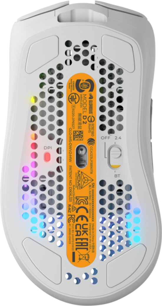 Glorious Model D 2 GLO-MS-DWV2-MW Beyaz Kablosuz Oyuncu Mouse - 26000 DPI, 66g Hafiflik, 650 IPS, 6 Tuş, RGB