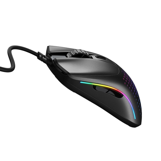 Glorious Model O 2 Mini GLO-MS-OMV2-MB Siyah Kablolu Oyuncu Mouse - 26000 DPI, 49g Hafiflik, 650 IPS, 6 Tuş