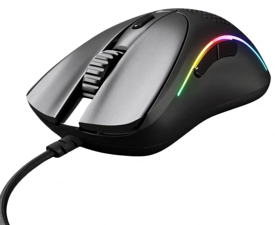 Glorious Model D 2 GLO-MS-DV2-MB Siyah RGB Kablolu Oyuncu Mouse - 26000 DPI, 58g Hafiflik, 650 IPS, 6 Tuş, Mat Siyah