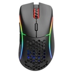 Glorious Model D GLO-MS-DW-MB Siyah Kablosuz Oyuncu Mouse - 19000 DPI, 6 Tuş, 2m Kablo, Optik Sensör, Mat Siyah