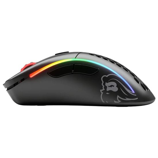 Glorious Model D GLO-MS-DW-MB Siyah Kablosuz Oyuncu Mouse - 19000 DPI, 6 Tuş, 2m Kablo, Optik Sensör, Mat Siyah