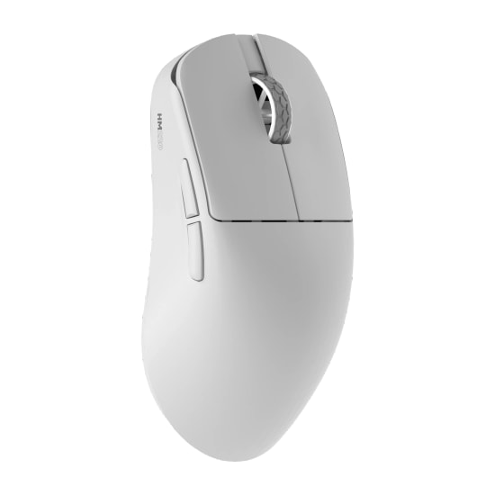 Hawk HM220B Beyaz Tri-Mode Kablosuz Gaming Mouse: 12000 DPI, 1000Hz, BT/2.4 GHz Bağlantı, Profesyonel Oyuncu Mouse