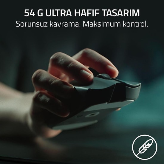 Razer Viper V3 Pro SE Siyah Kablosuz Oyuncu Mouse (RZ01-04550100-R3G1) - 35000 DPI, 8000Hz, 54g, Optik Sensör