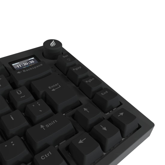 Hawk HK520 Mekanik Prelubed Switch RGB Tri-Mode Kablosuz Oyuncu Klavyesi - Bluetooth/2.4GHz/Kablolu Bağlantı