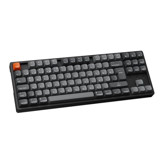 Keychron K8 Max %80 TKL RGB Red Switch Kablosuz Mekanik Oyuncu Klavyesi (K8M-J1-TR) - QMK/VIA, Türkçe Q, Siyah