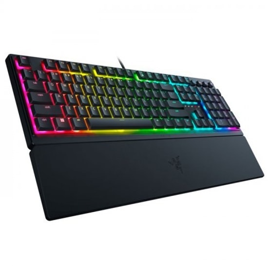 Razer Ornata V3 RZ03-04461200-R3L1 Kablolu Mecha-Membrane Oyuncu Klavyesi - RGB, Türkçe Q, Bilek Desteği, Siyah