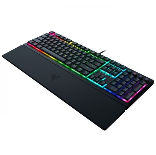 Razer Ornata V3 RZ03-04461200-R3L1 Kablolu Mecha-Membrane Oyuncu Klavyesi - RGB, Türkçe Q, Bilek Desteği, Siyah