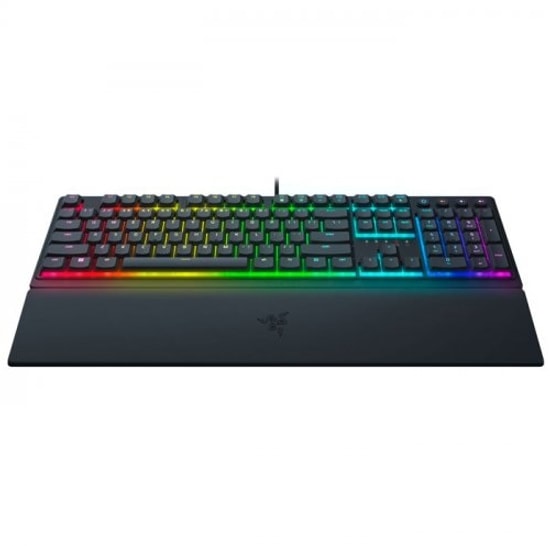 Razer Ornata V3 RZ03-04461200-R3L1 Kablolu Mecha-Membrane Oyuncu Klavyesi - RGB, Türkçe Q, Bilek Desteği, Siyah
