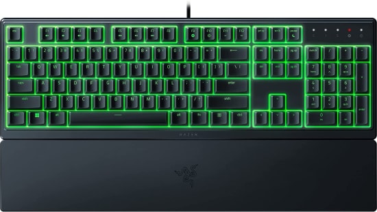 Razer Ornata V3 X RZ03-04471200-R3L1 Kablolu Membran Oyuncu Klavyesi - RGB Aydınlatma, Türkçe Q, Bilek Desteği, Siyah