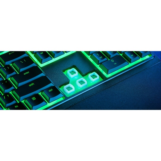 Razer Ornata V3 X RZ03-04471200-R3L1 Kablolu Membran Oyuncu Klavyesi - RGB Aydınlatma, Türkçe Q, Bilek Desteği, Siyah