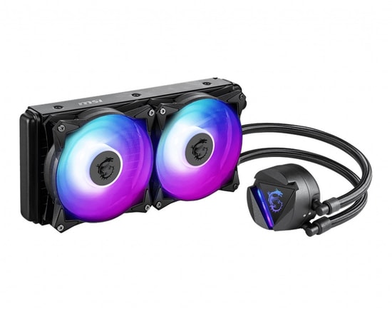MSI MAG CORELIQUID 240R V2 240 mm Sıvı İşlemci Soğutucu - ARGB, 2000 RPM PWM Fan, LGA1700 ve AM5 Uyumlu, Siyah