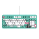 Asus TUF Gaming K3 Gen II Miku RGB Mekanik Oyuncu Klavyesi - Red Switch, Türkçe Q, PBT Tuşlar, IP57, Kablolu