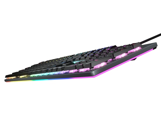 Cougar Luxlim CGR-WO1MI-LUX RGB Red Switch Kablolu Mekanik Oyuncu Klavyesi - İngilizce Q, 1.6m, Anti-Ghosting