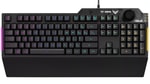 Asus TUF Gaming K1 RGB Kablolu Oyuncu Klavyesi - Mekanik Hisli, Türkçe Q Düzen, Bilek Destekli, Suya Dayanıklı