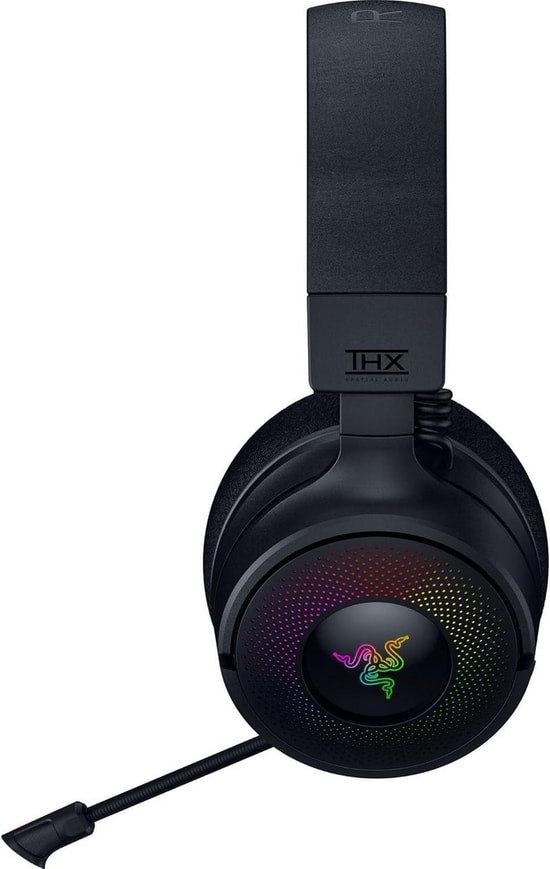 Razer Kraken V4 RZ04-05170100-R3M1 Oyuncu Kulaklığı - Kablosuz, 40mm Sürücü, BT 5.3, 9 Bölge RGB Aydınlatma