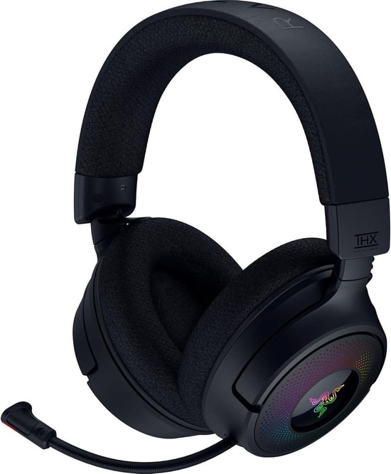 Razer Kraken V4 RZ04-05170100-R3M1 Oyuncu Kulaklığı - Kablosuz, 40mm Sürücü, BT 5.3, 9 Bölge RGB Aydınlatma