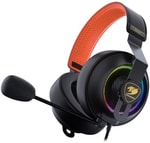 Cougar Phontum Pro Oyuncu Kulaklığı (CGR-U53MB-800) - 53mm Sürücü, 680 Ohm, 3.5mm Kablolu, Mikrofonlu, Siyah