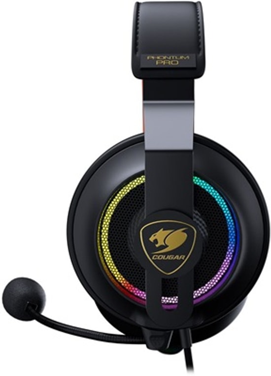 Cougar Phontum Pro Oyuncu Kulaklığı (CGR-U53MB-800) - 53mm Sürücü, 680 Ohm, 3.5mm Kablolu, Mikrofonlu, Siyah