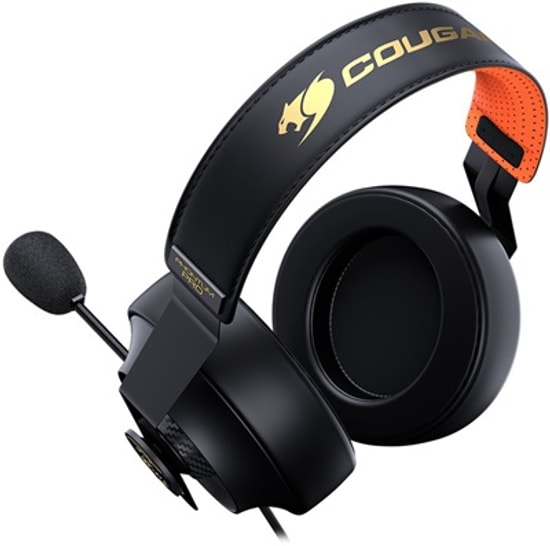 Cougar Phontum Pro Oyuncu Kulaklığı (CGR-U53MB-800) - 53mm Sürücü, 680 Ohm, 3.5mm Kablolu, Mikrofonlu, Siyah