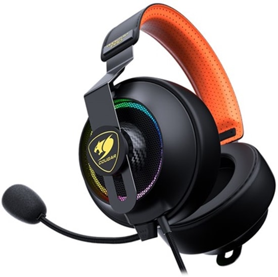 Cougar Phontum Pro Oyuncu Kulaklığı (CGR-U53MB-800) - 53mm Sürücü, 680 Ohm, 3.5mm Kablolu, Mikrofonlu, Siyah