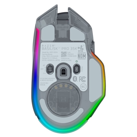 Razer Basilisk V3 Pro Beyaz Kablosuz Oyuncu Mouse (RZ01-05240400-R3G1) - 35000 DPI, Optik Sensör, RGB, 750 IPS